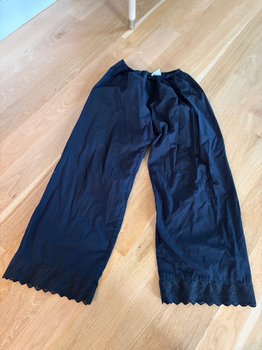 Laneway the Label black cotton pants XS/S
